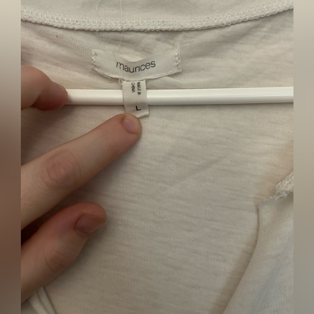 V neck shirt